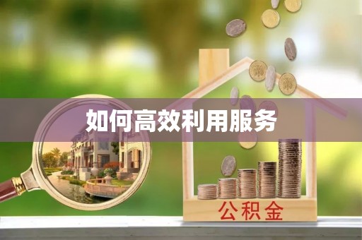 牡丹江如何高效利用服务